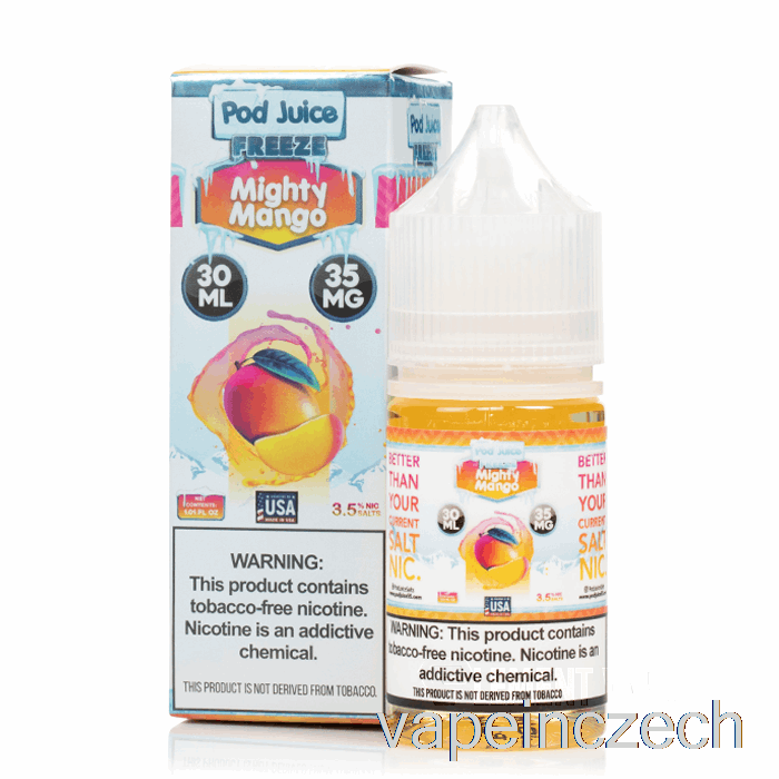 Zmrazit Mocné Mango - šťáva Z Lusku - 30ml 55mg Vape Bez Nikotinu